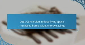 Attic Conversion: unique living space, increased home value, energy savings