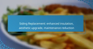 Siding Replacement: enhanced insulation, aesthetic upgrade, maintenance reduction